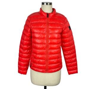 LOLE Flame Red Lightweight Packable Puffer Jacket Women's Size Small Bold